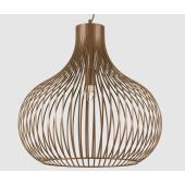 hagyma forma design fuggesztek csillar lampa e27 foglalat szaten arany barna geometrikus modern nappali etkezo.jpg